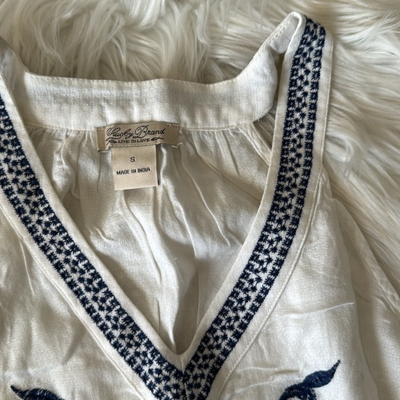 L u c k y B r a n d • Boho 70s embroidered tank top - Picture 2 of 6